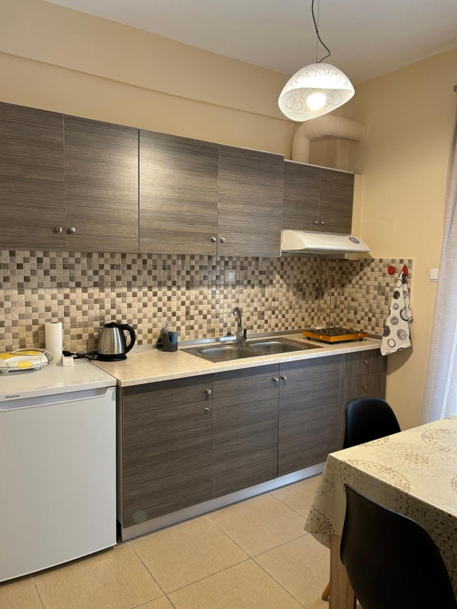 Апартаменты E & F Sea View Flat Неа-Перамос Экстерьер фото